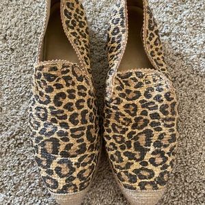 Rattan Leopard Loafers